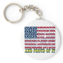 American Pride Keychain