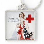 American Red Cross Vintage World War I Poster keychains