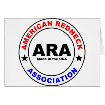 American Redneck Association Greeting Cards
