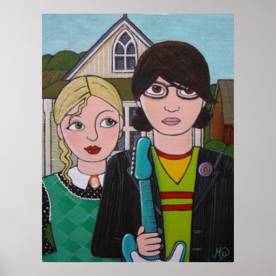 american rockers posters by Maria_K_Bell