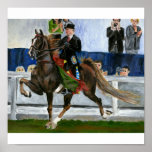 American Saddlebred Horse Portrait posters