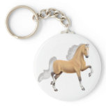 American Saddlebred Palomino Horse Keychain