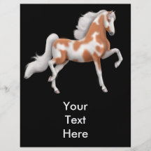 American Saddlebred Pinto Horse Flyer