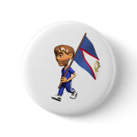 American Samoa Button