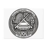 American Samoa Coat of arm AS Post Card