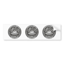 American Samoa Coat of Arms Bumper Sticker