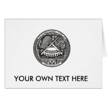 American Samoa Coat of Arms Greeting Cards