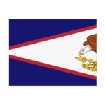 American Samoa Flag Post Card