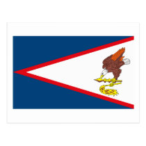 American Samoa Flag Postcard postcards