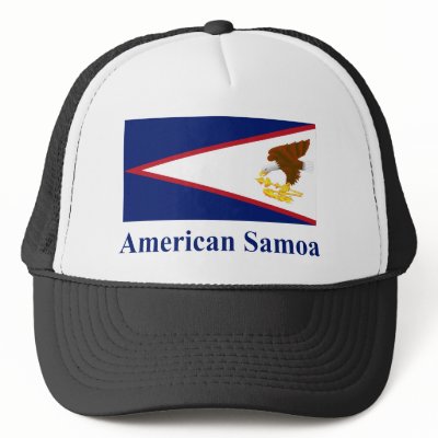 American Samoa Flag with Name by Vexillophile