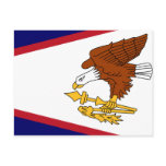 American Samoa High quality Flag Post Card