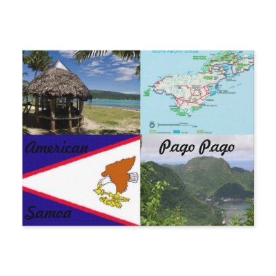 American, Samoa, Pago Pago postcard by vanduzees
