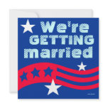 American Save The Date Wedding Announcement