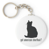 American Shorthair Cat Keychains