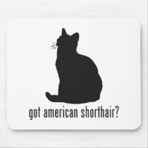 American Shorthair Cat Mouse Pads