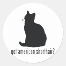 American Shorthair Cat Sticker