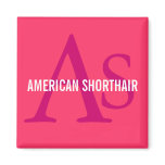 American Shorthair Monogram Design