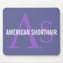 American Shorthair Monogram Design