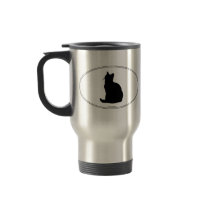 American Shorthair Silhouette Mugs
