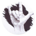 AMERICAN SIGN LANGUAGE I LOVE YOU stickers