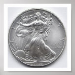 American Silver Eagle Wall Art posters