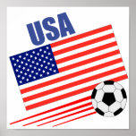 American Soccer Team Print