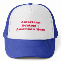 American Soldier = American Hero Mesh Hats