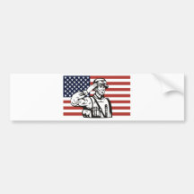 american soldier military serviceman bumper stickers