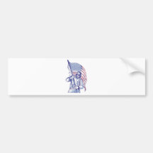 american soldier military serviceman flag bumper stickers