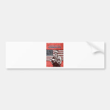 American soldier military serviceman hero flag bumper sticker