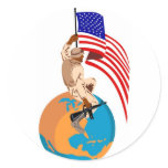 american soldier military serviceman sticker