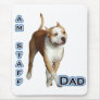 American Staffordshire Dad 4 Mouse Pad