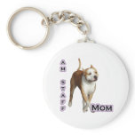 American Staffordshire Mum 4 - Keychain