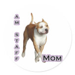 American Staffordshire Mum 4 - Sticker