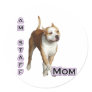 American Staffordshire Mum 4 - Sticker
