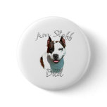 American Staffordshire Terrier Dad 2 Button