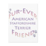 American Staffordshire Terrier Furever Postcards