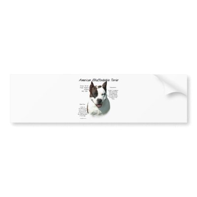 American Staffordshire Terrier History Design by GreyWolfCreation