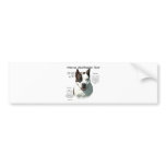 American Staffordshire Terrier History Design bumper stickers