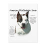 American Staffordshire Terrier History Design Postcards