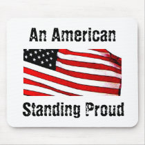 American Standing Proud Mouse Pad
