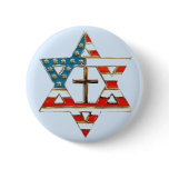 American Star of David With Cross buttons