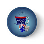 American Tea Cup and Bag Button