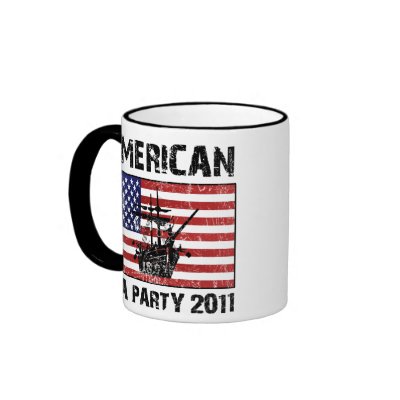 American Tea Party 2011 Coffee Mugs by JerryLambert