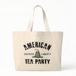 American Tea Party Canvas Bag