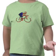 American USA Cycling Cyclists Bicycle Gear Shirts