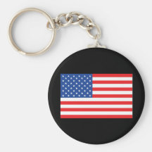 american usa flag red blue white key chains
