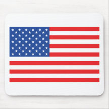 american usa flag red blue white mouse mats