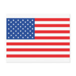 american usa flag red blue white postcards