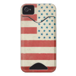 American Vintage Civilian Flag Case-Mate Case Id Iphone 4 Case